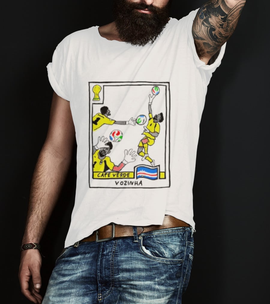 Cape Verde National Football Team Vozinha World Cup Celebration T-Shirt