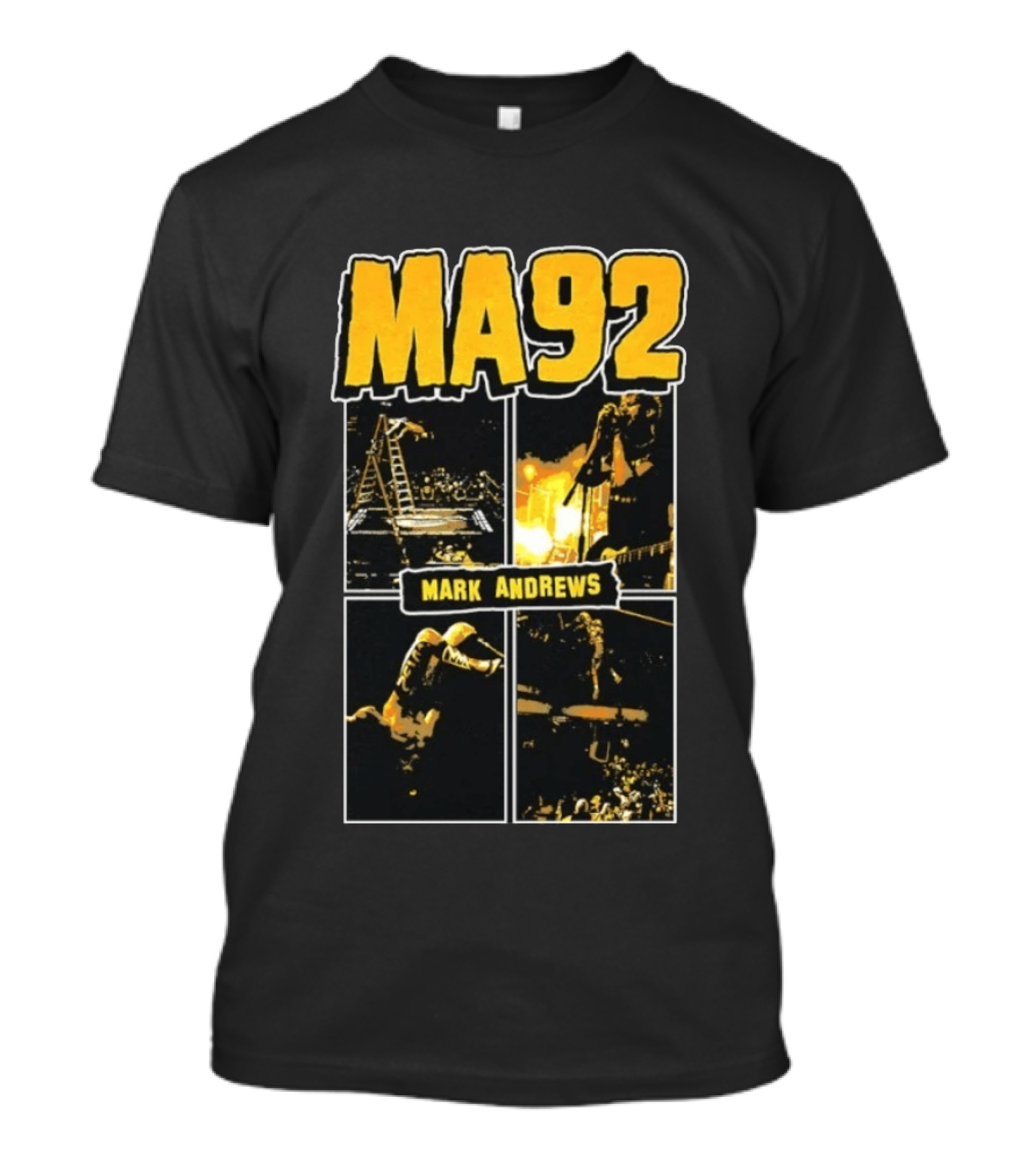 Mark Andrews MA92 Wrestling With Ladder Match And Action Scenes T-Shirt