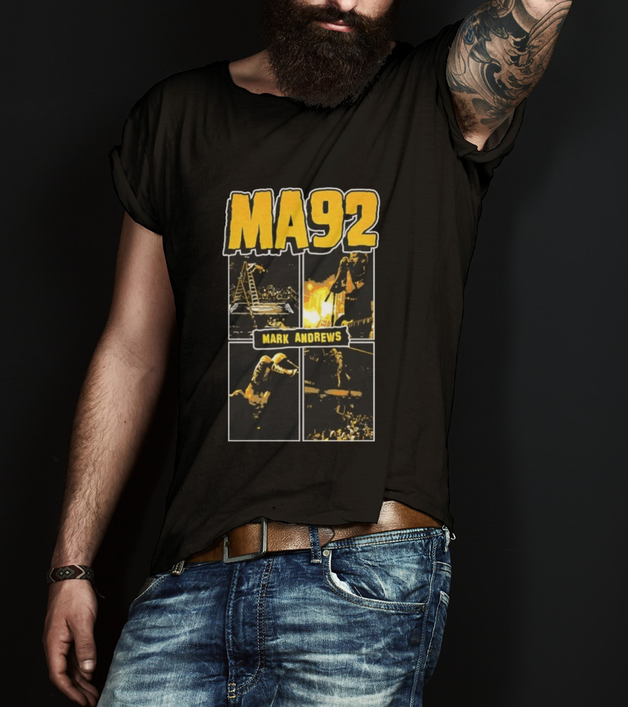 Mark Andrews MA92 Wrestling With Ladder Match And Action Scenes T-Shirt