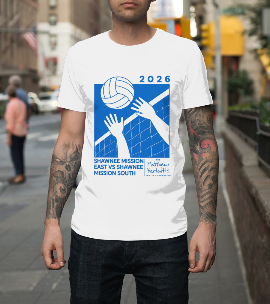 Shawnee Mission East Vs Shawnee Mission South Volleyball 2026 T-Shirt