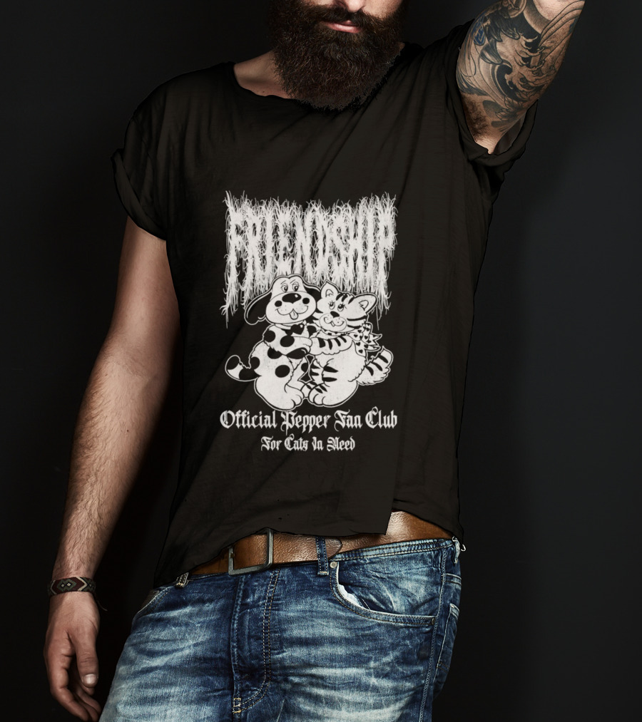 Official Pepper Fan Club For Cats In Need Friendship Pepper Club T-Shirt