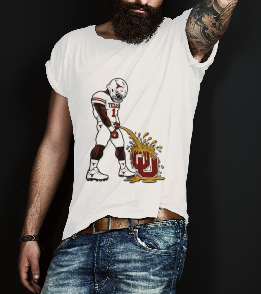 Colin Simmons Texas Football Rivalry With Oklahoma Sooners T-Shirt