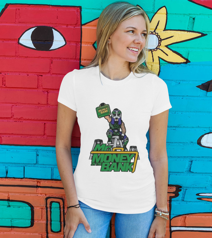 Mr Money In The Bank WWE Ladder Match Wrestling Superstars T-Shirt