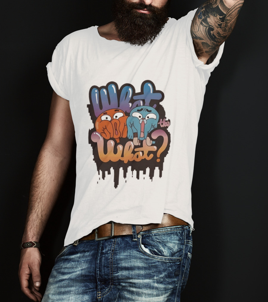 Gumball And Darwin What The What Cartoon Network What The What T-Shirt