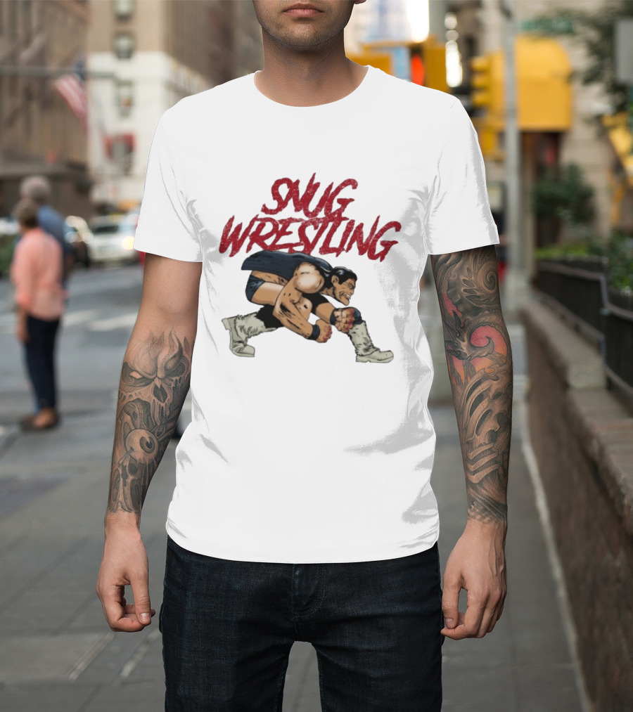 Snug Wrestling Dynamic Grappler Stance Professional Wrestler T-Shirt