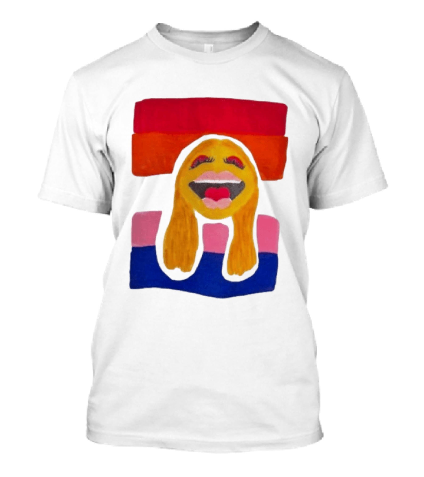 Janice Muppet Character With Lesbian Pride Colors LGBTQ The Muppets T-Shirt