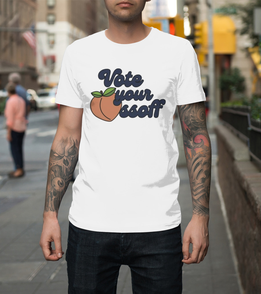 Vote Your Ossoff Peach T-Shirt