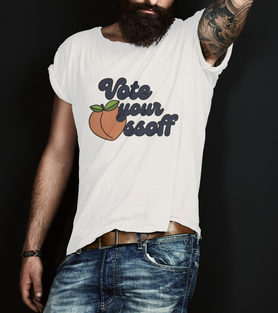 Vote Your Ossoff Peach T-Shirt