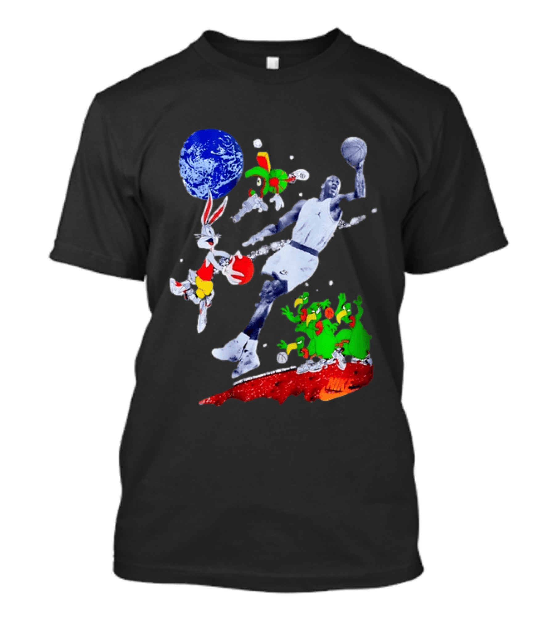 Nike Michael Jordan Looney Tunes Space Jam Basketball Nike T-Shirt