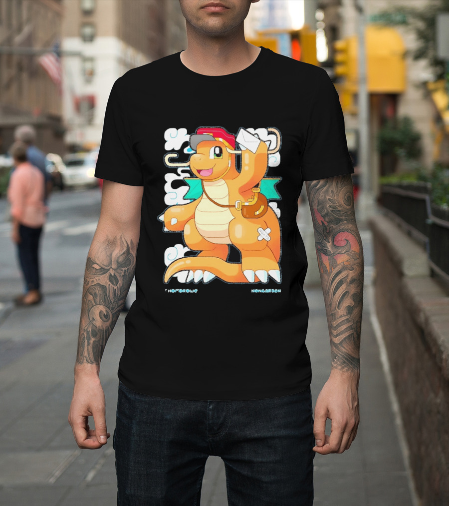 Thomdrower Nengarden Dragonite Mail Carrier T-Shirt