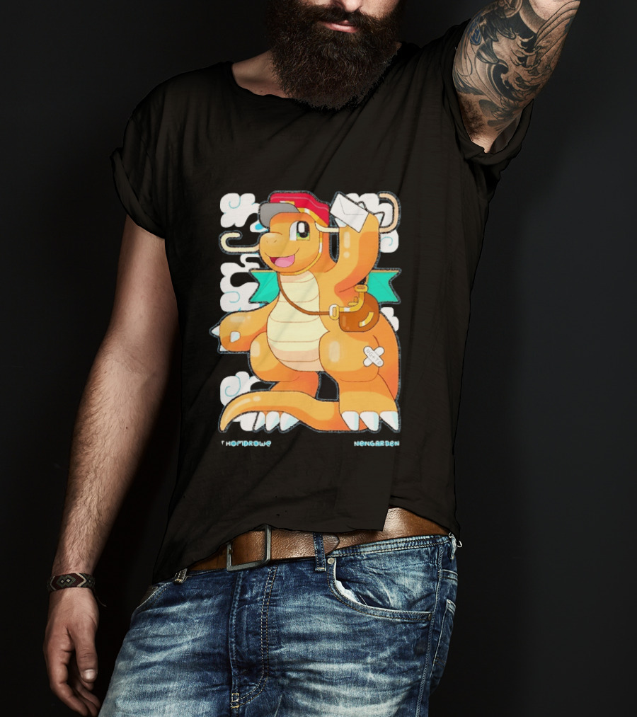 Thomdrower Nengarden Dragonite Mail Carrier T-Shirt