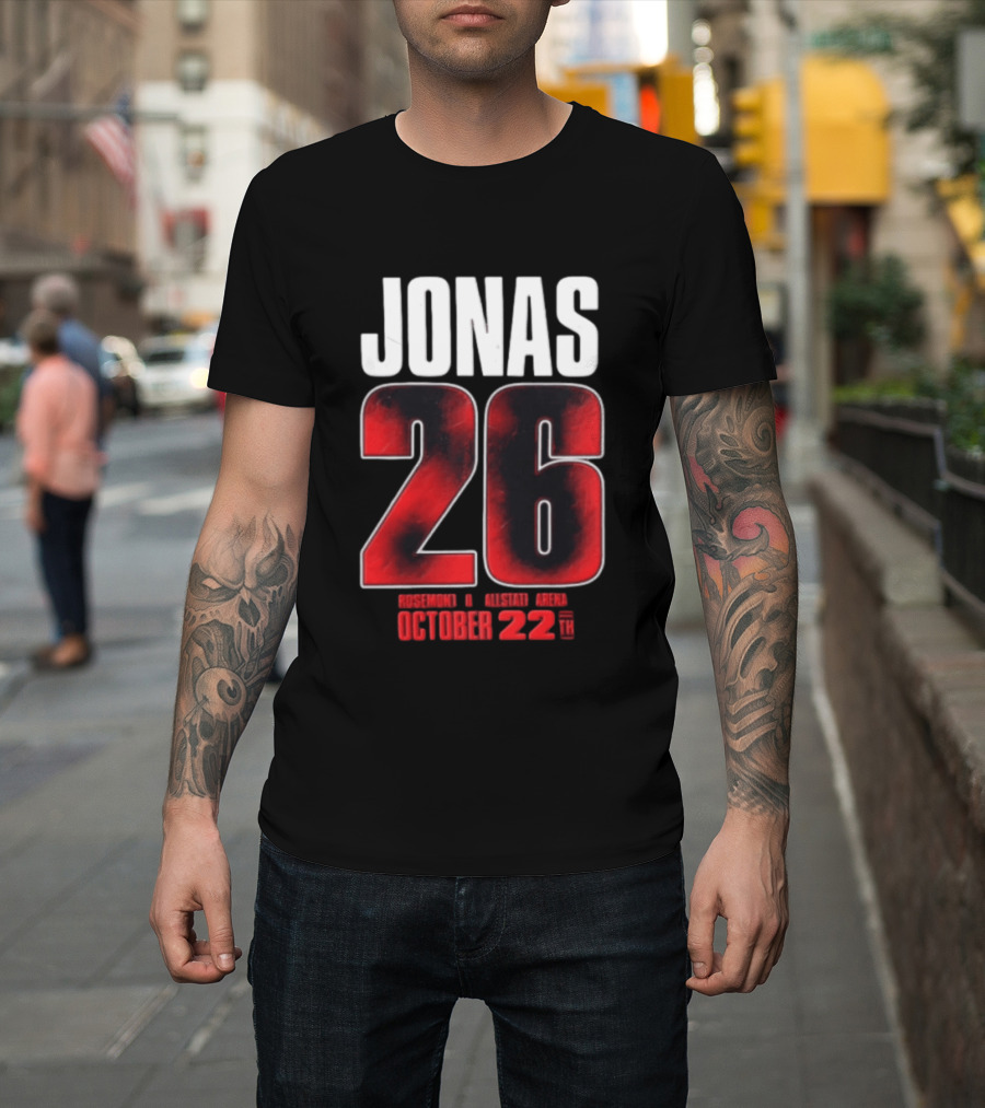 Jonas Brothers October 22 Rosemont Allstate Arena 2026 T-Shirt