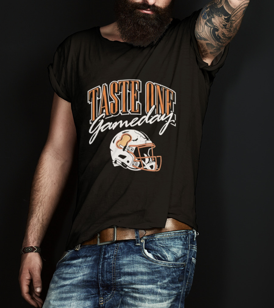 Taste One Gameday Football Helmet Tailgate T-Shirt