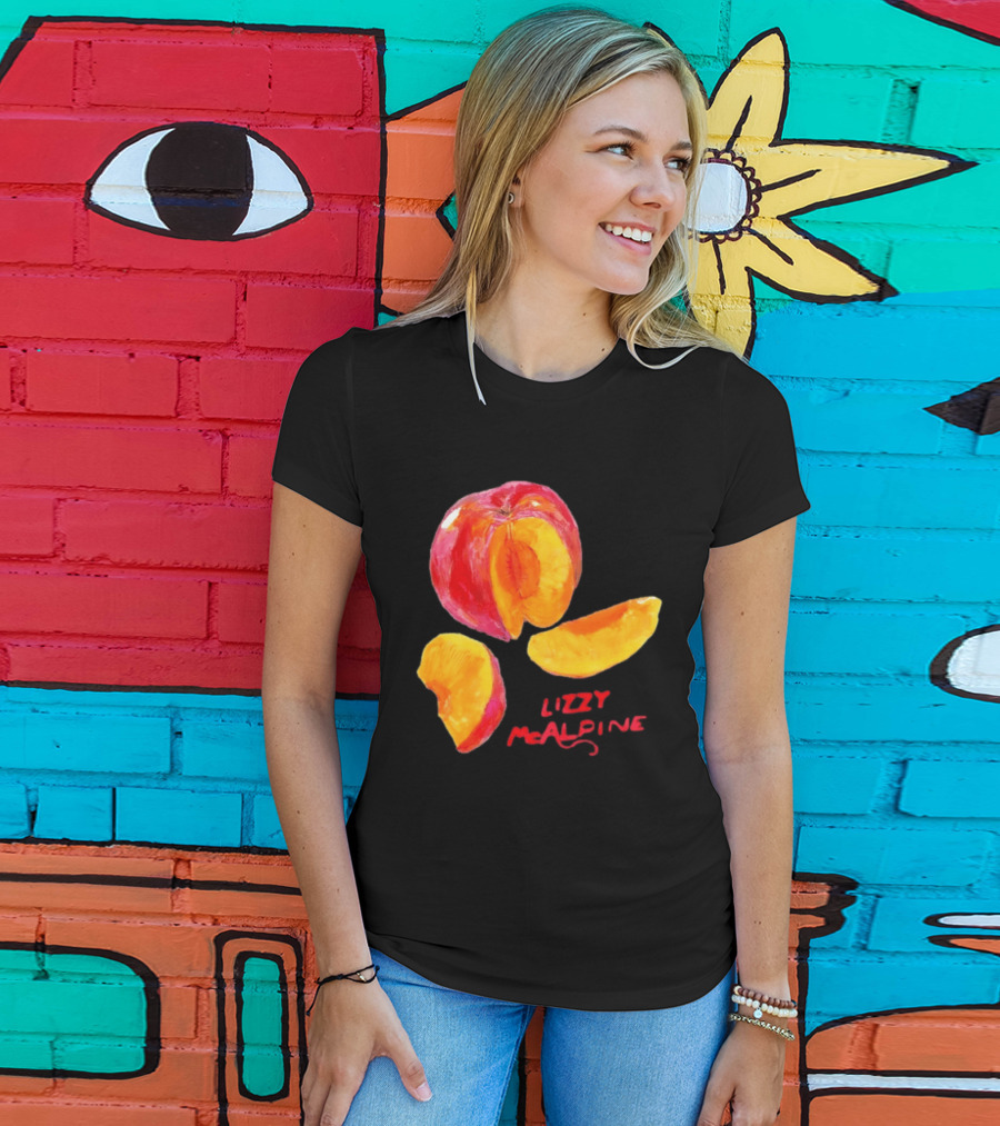 Lizzy McAlpine Peach Indie Folk Singer Songwriter T-Shirt
