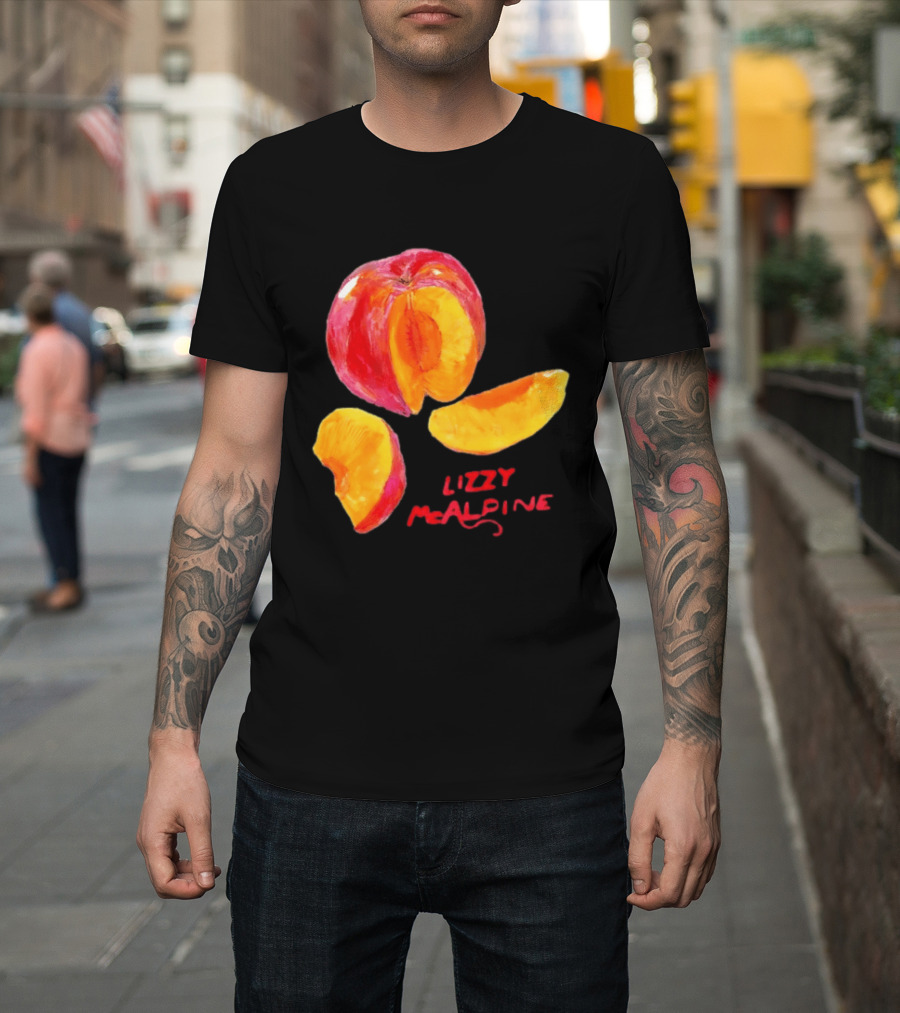 Lizzy McAlpine Peach Indie Folk Singer Songwriter T-Shirt