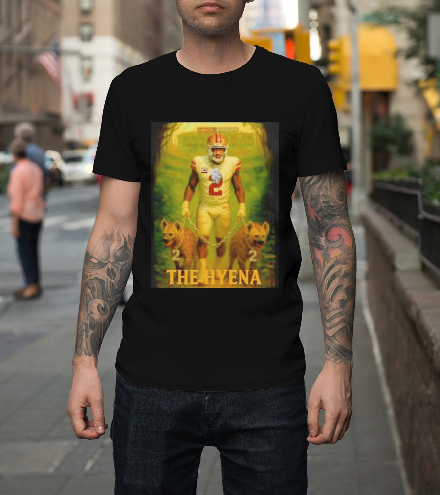 Levi's Stadium Football Player Hyena Number 2 T-Shirt