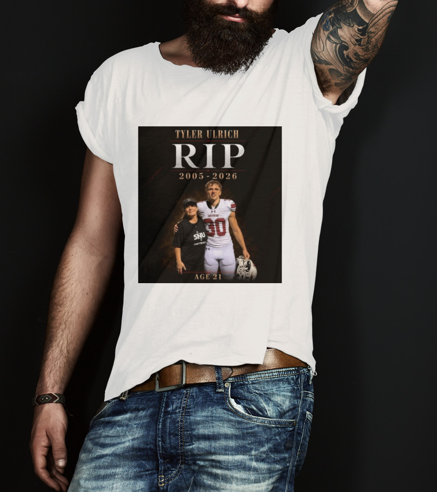 Tyler Ulrich RIP 2005 2026 Age 21 SNU Football T-Shirt