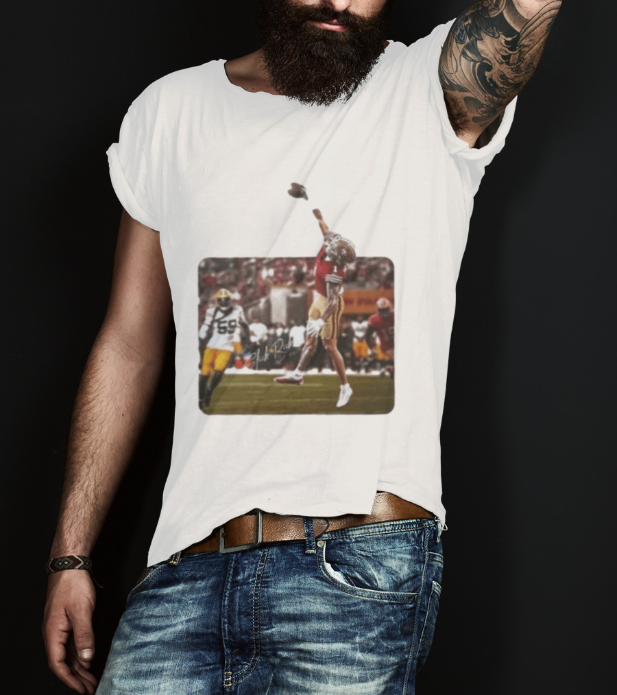 Slick Rick No 1 San Francisco 49ers Football Action Moment T-Shirt