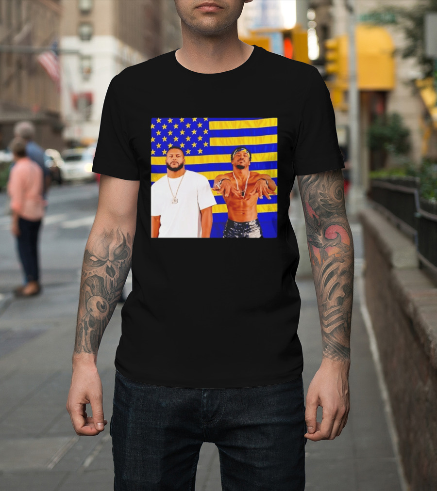 Aaron Donald And Jalen Ramsey Los Angeles Rams T-Shirt