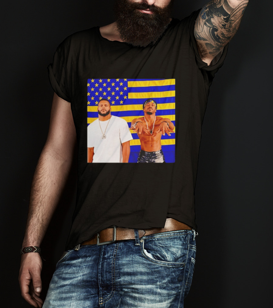 Aaron Donald And Jalen Ramsey Los Angeles Rams T-Shirt