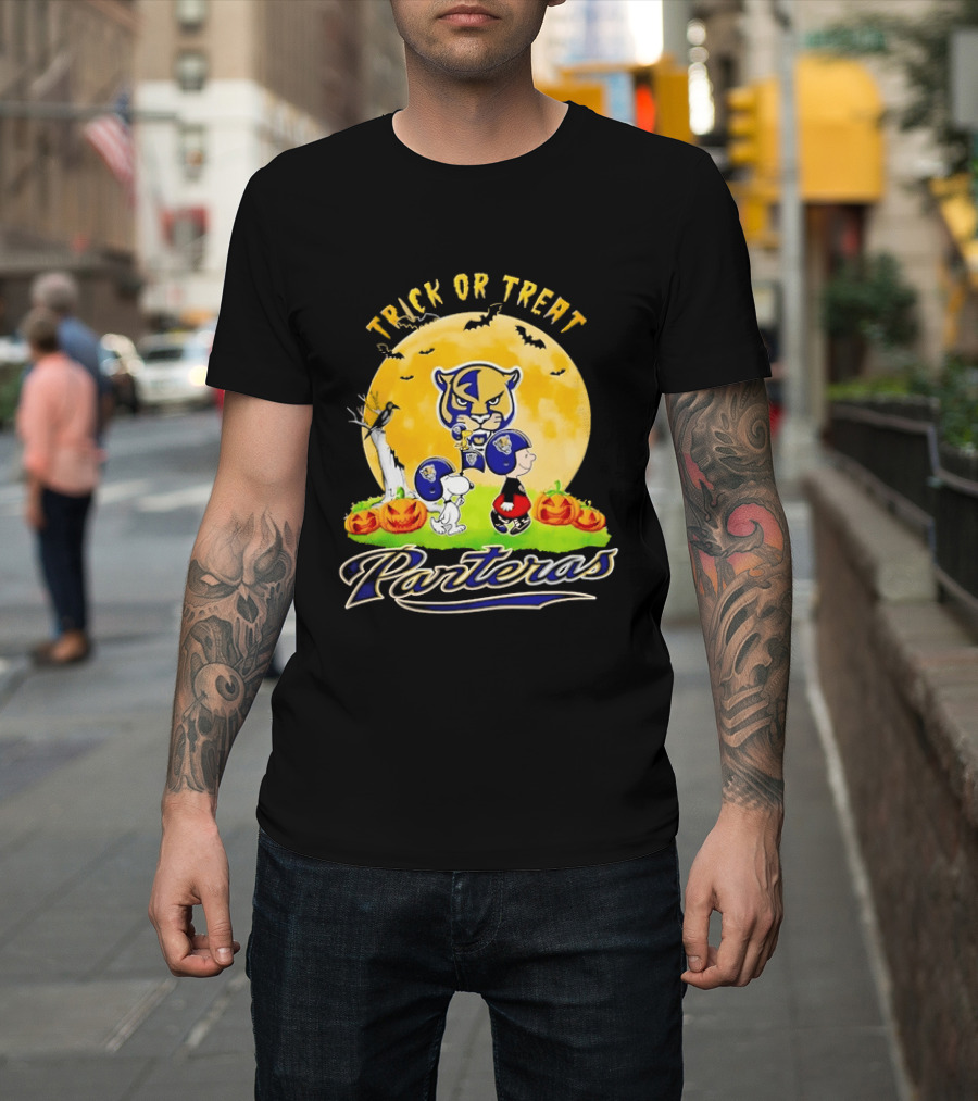 Florida International Panthers X Charlie Brown And Snoopy Trick Or Treat Halloween T-Shirt