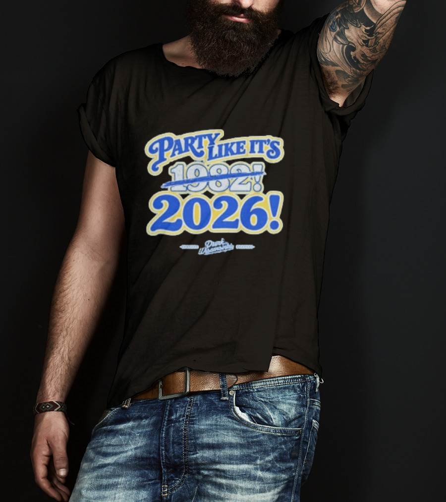 Party Like It’s 1982 And 2026 Drink Wisconsinbly T-Shirt