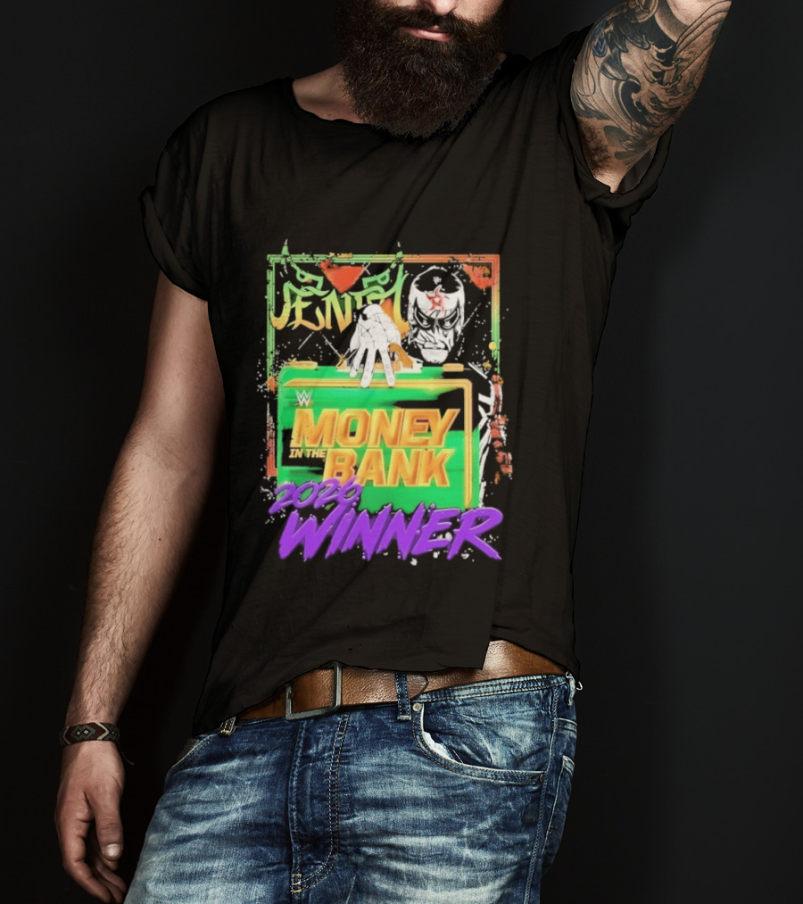 Pentagon Jr Money In The Bank 2026 Winner Wrestling T-Shirt