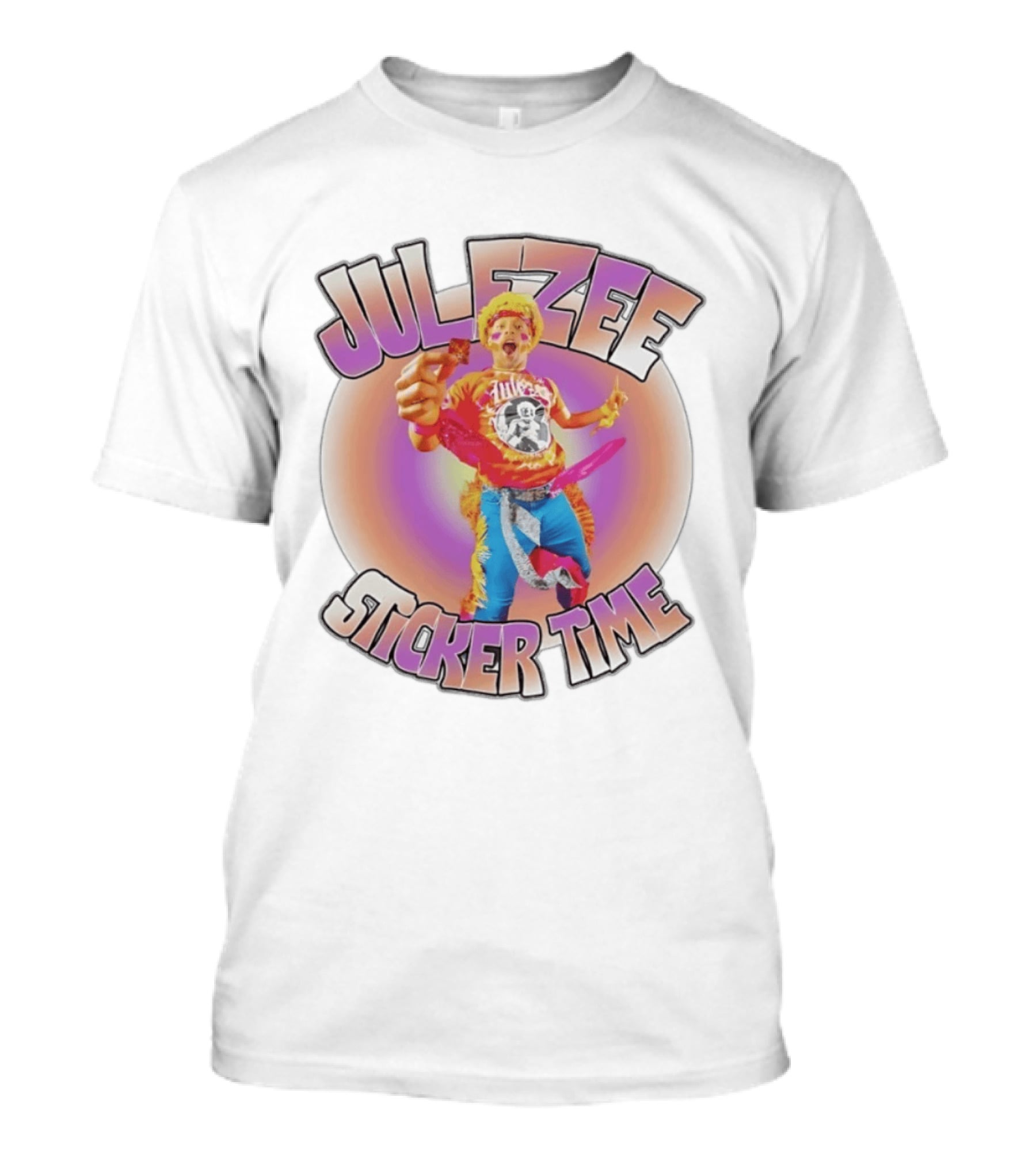Julezee Sticker Time Colorful T-Shirt