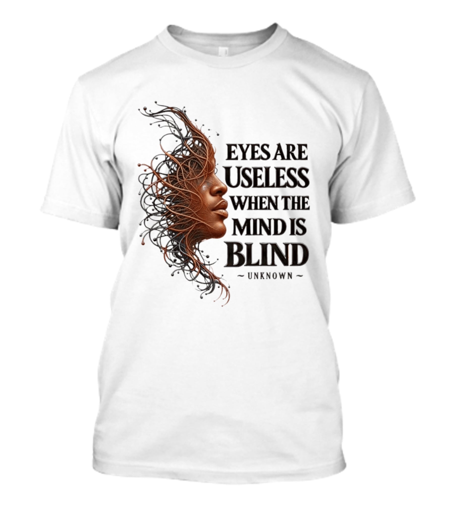 Eyes Are Useless When The Mind Is Blind Unknown T-Shirt