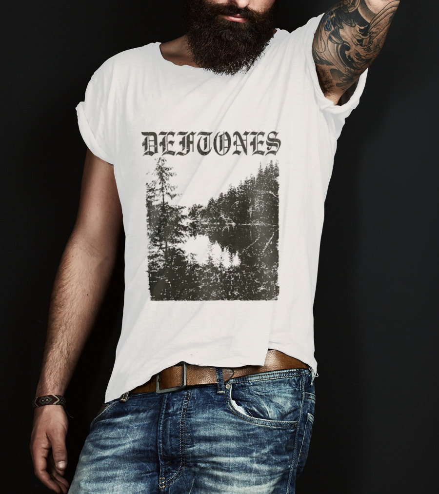 DEFTONES Forest Lake Landscape Alternative Metal T-Shirt