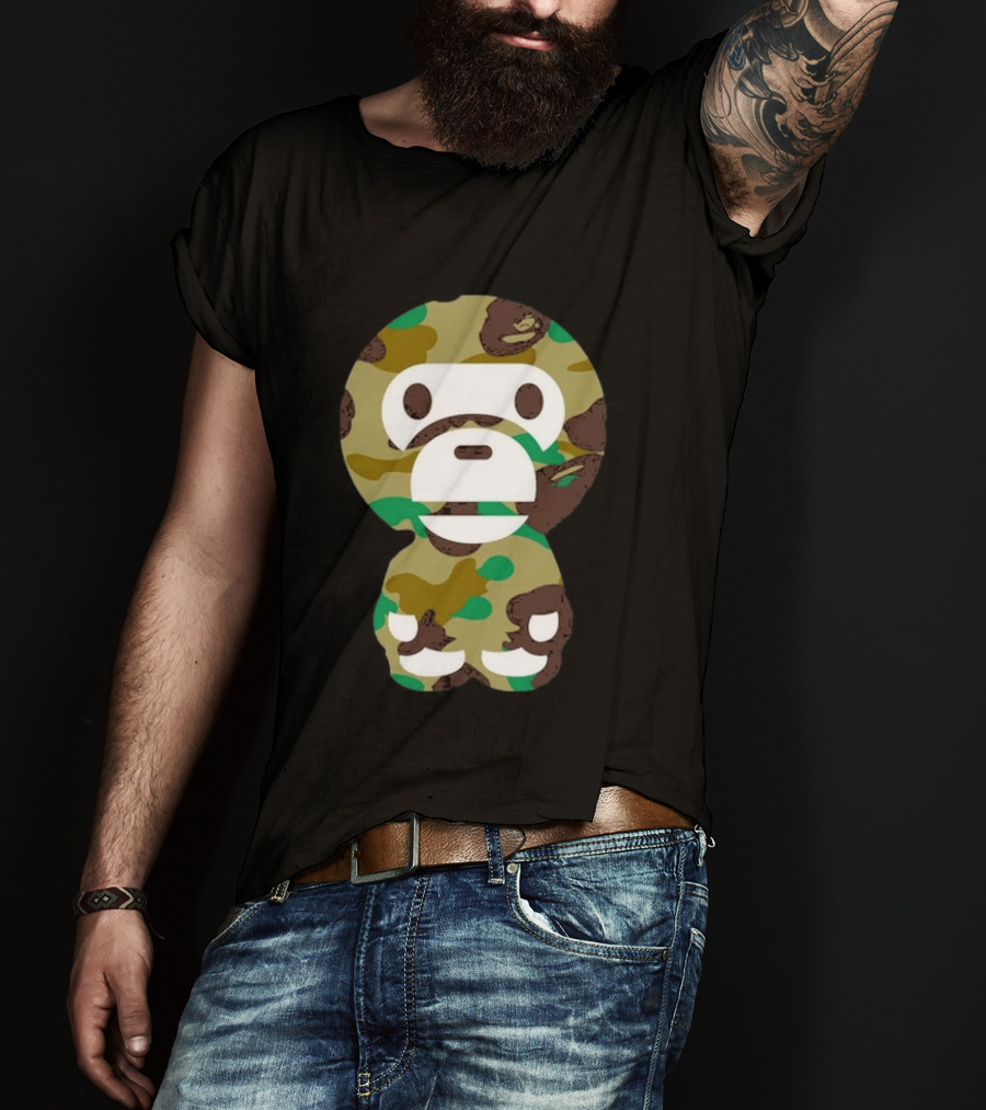 Big Baby Milo 1st Camo Bape T-Shirt