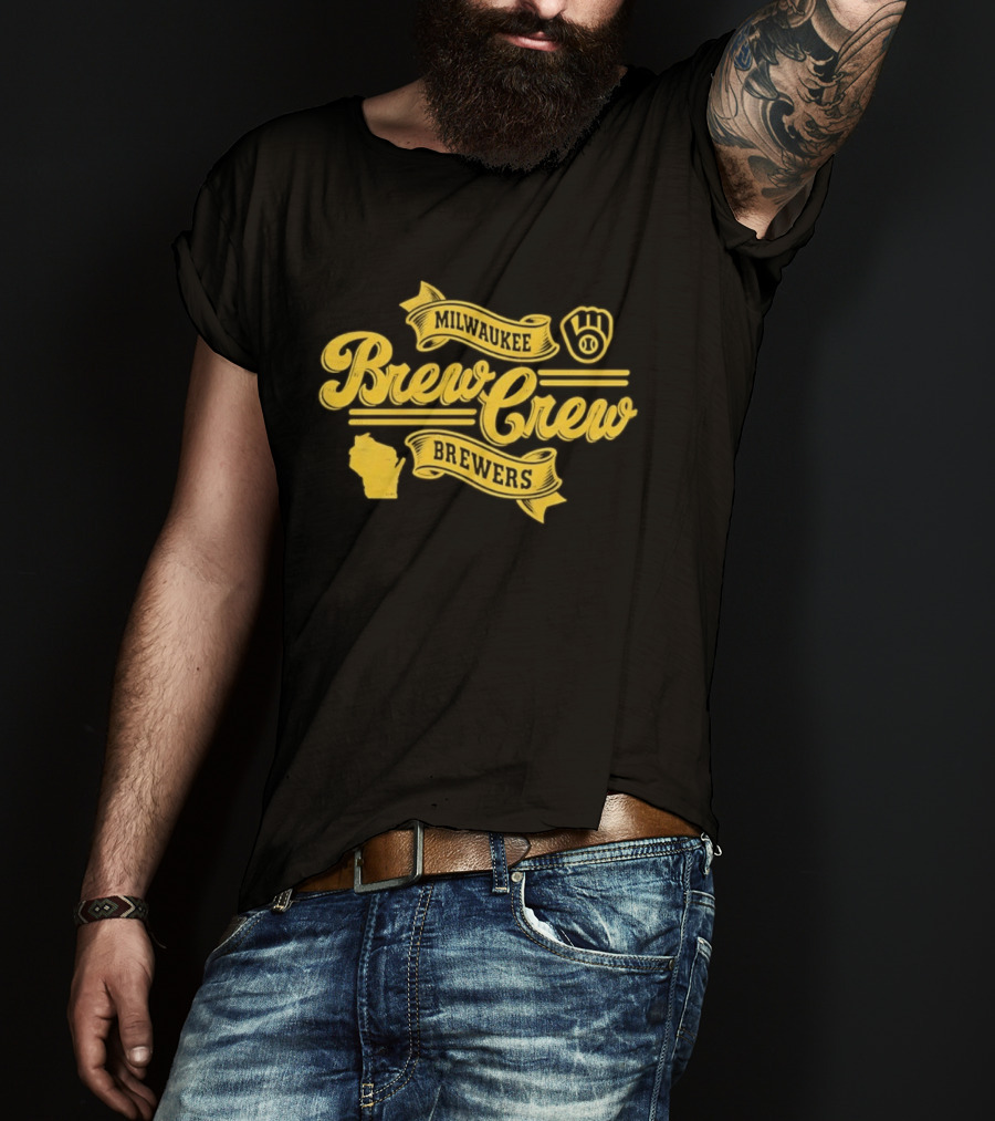 Milwaukee Brew Crew Brewers Baseball Wisconsin MLB T-Shirt
