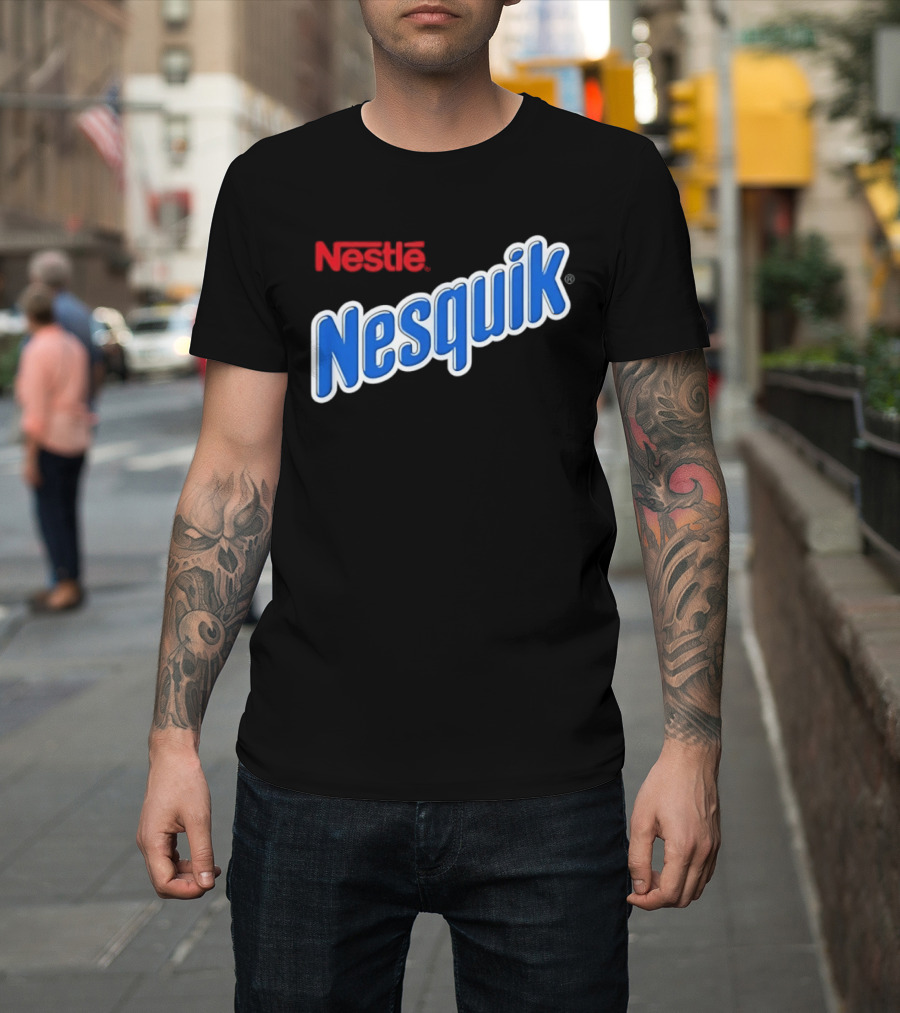 Nestle Nesquik Chocolate Milk Beverage T-Shirt