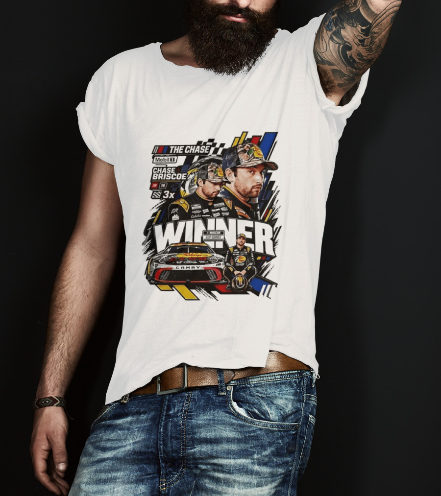 Chase Briscoe Winner 3x NASCAR Cup Series The Chase T-Shirt
