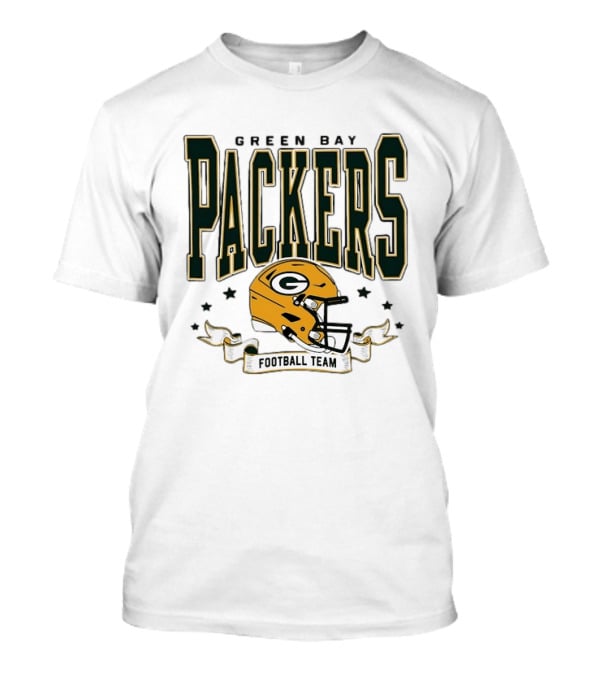 Green Bay Packers Football Team G Helmet T-Shirt