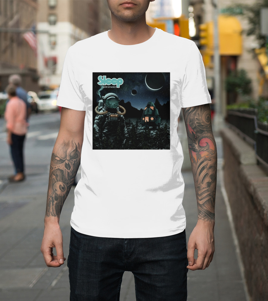 Sleep Hempispheres Space Doom Metal Stoner Band Album T-Shirt