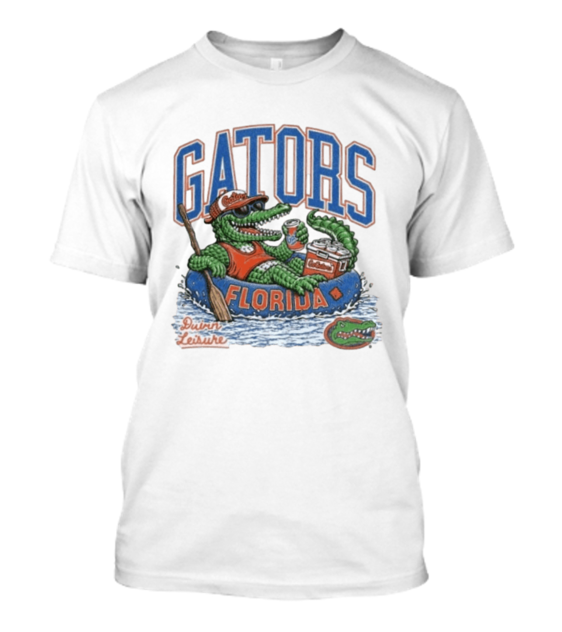Florida Gators Tubing Relaxation Gator Spirit College Sports T-Shirt