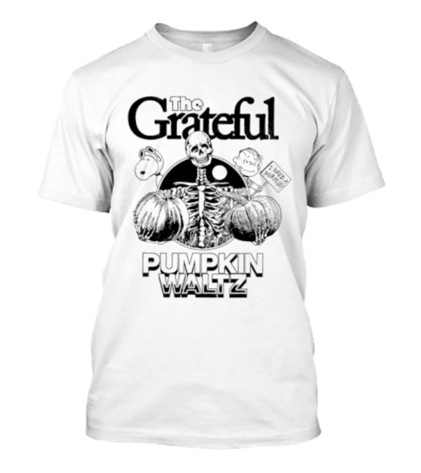 Grateful Dead Pumpkin Waltz I Need A Miracle Halloween Snoopy Charlie Brown T-Shirt