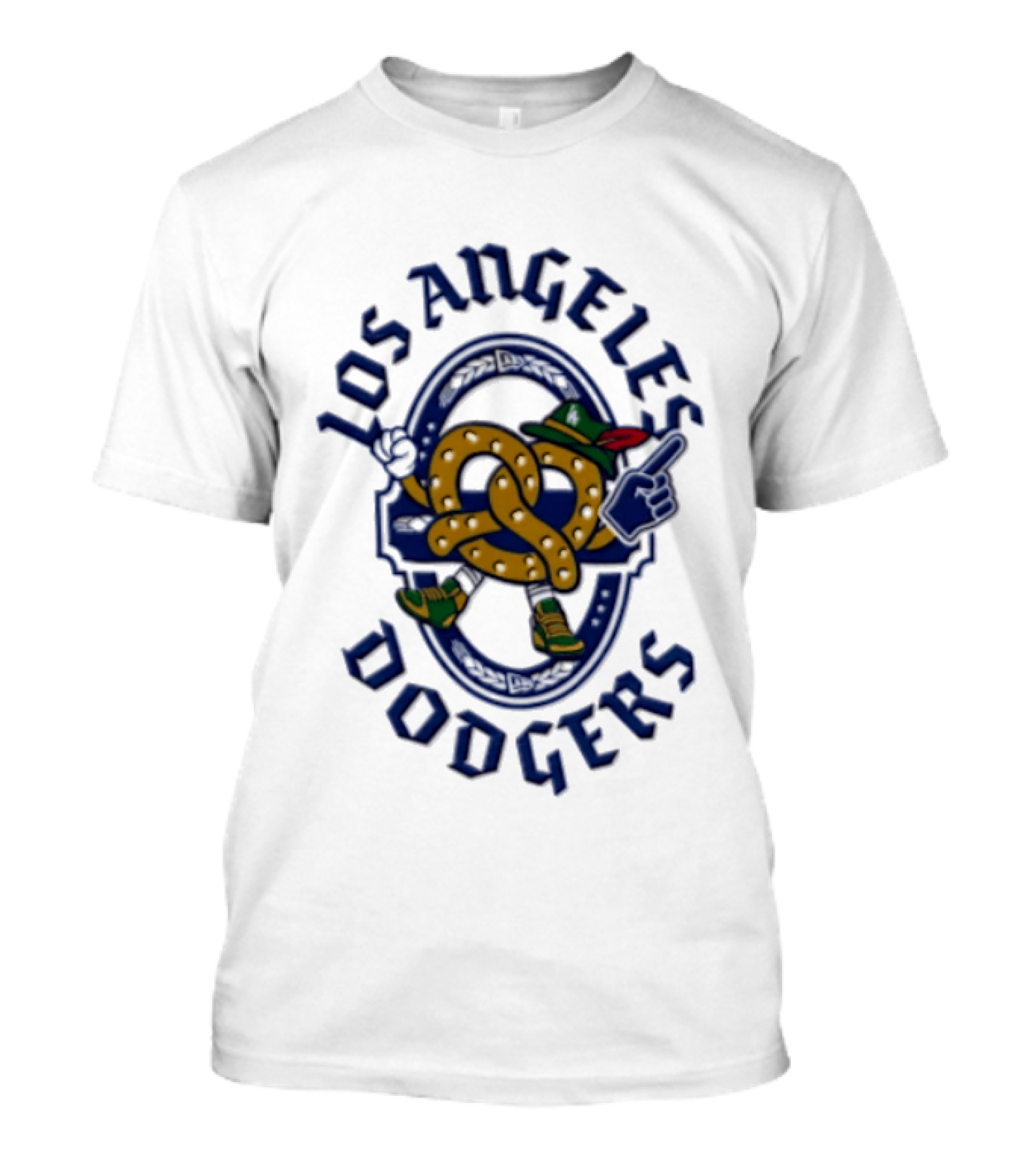 Los Angeles Dodgers Oktoberfest 2026 Bavarian Pretzel Baseball Fan Gear T-Shirt