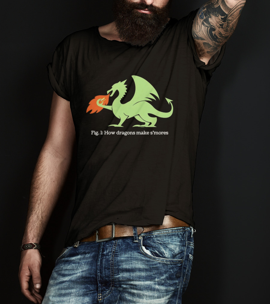How Dragons Make S'mores Fig 1 Dragon T-Shirt