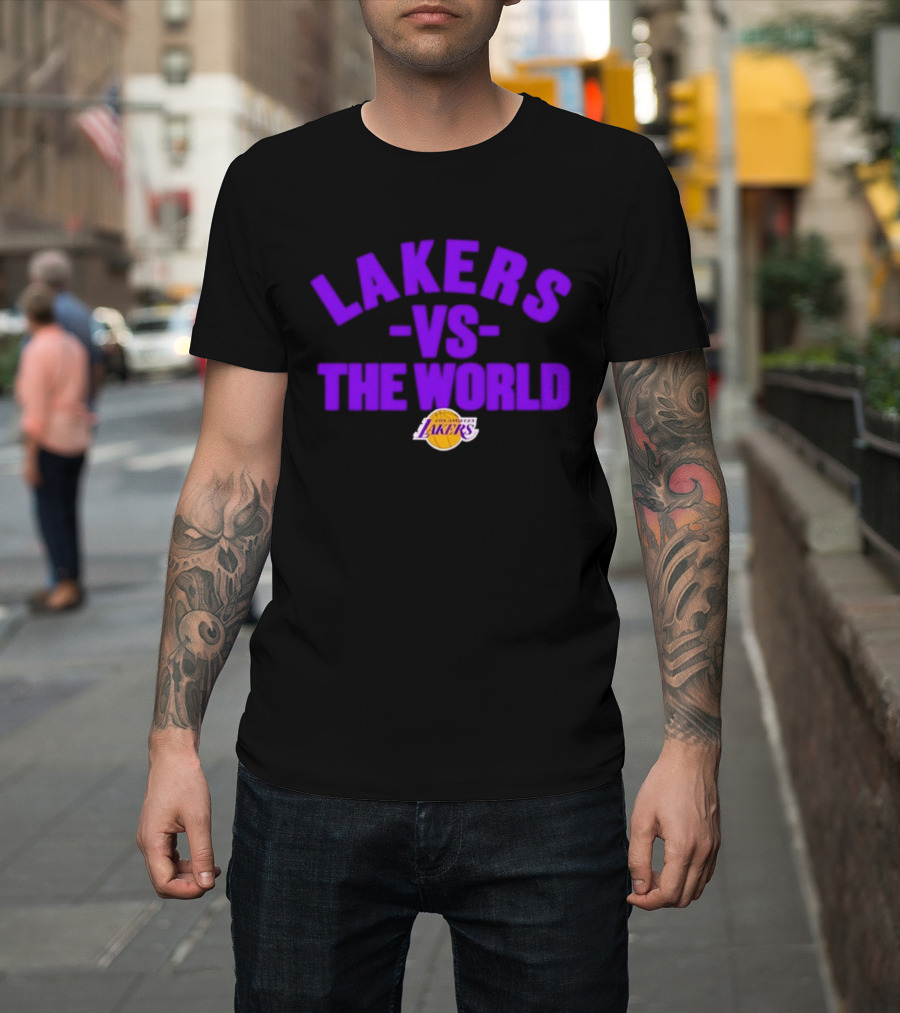 Los Angeles Lakers Vs The World NBA Basketball Lakers T-Shirt