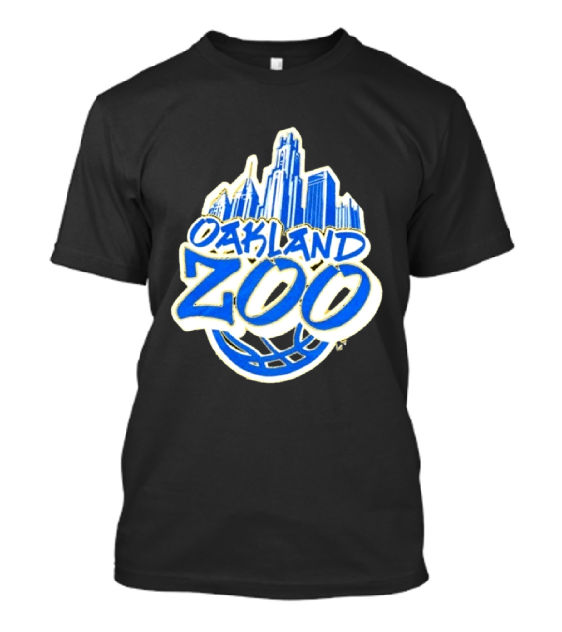 Oakland Zoo Pittsburgh Basketball Est 2001 City Skyline T-Shirt
