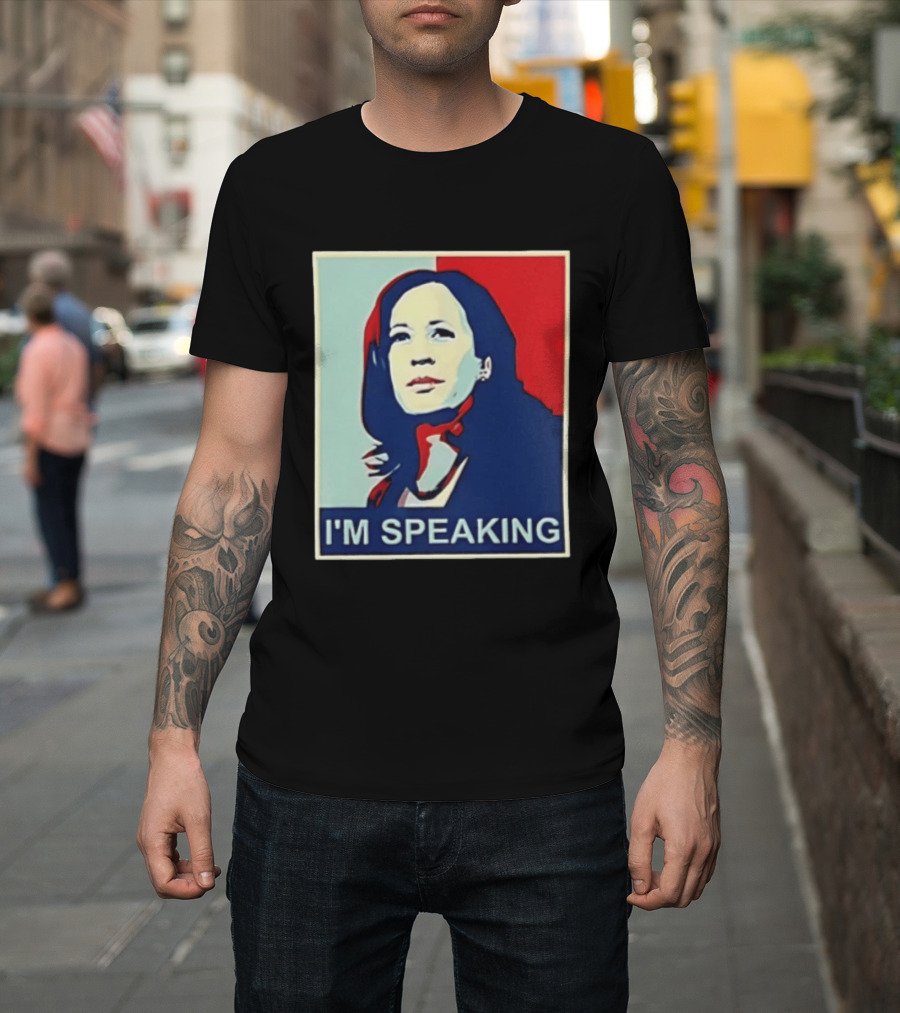 Kamala Harris I'm Speaking Retro Pop T-Shirt