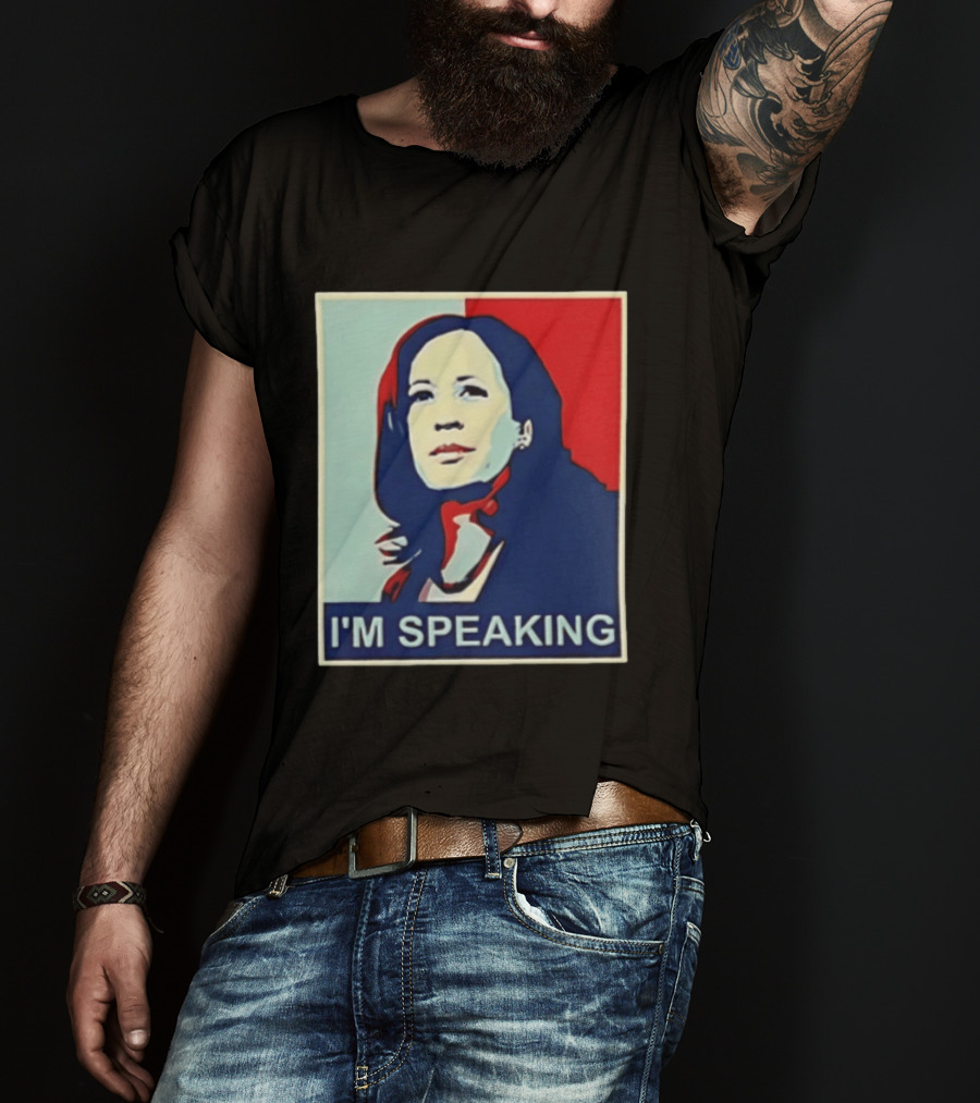 Kamala Harris I'm Speaking Retro Pop T-Shirt