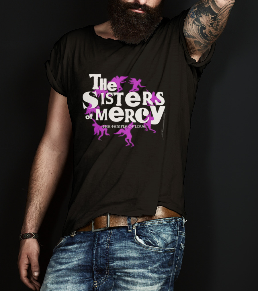 The Sisters Of Mercy The Temple Of Love Purple Angels T-Shirt