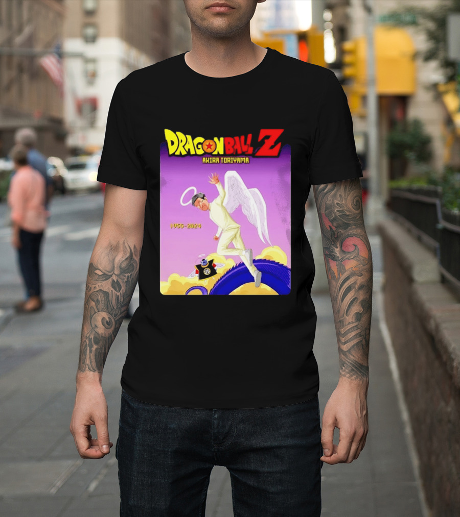 Dragon Ball Z Akira Toriyama 1955 2024 Angel T-Shirt