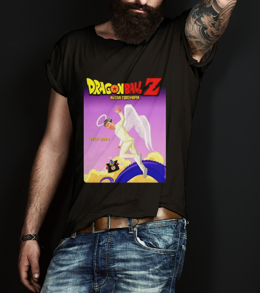 Dragon Ball Z Akira Toriyama 1955 2024 Angel T-Shirt