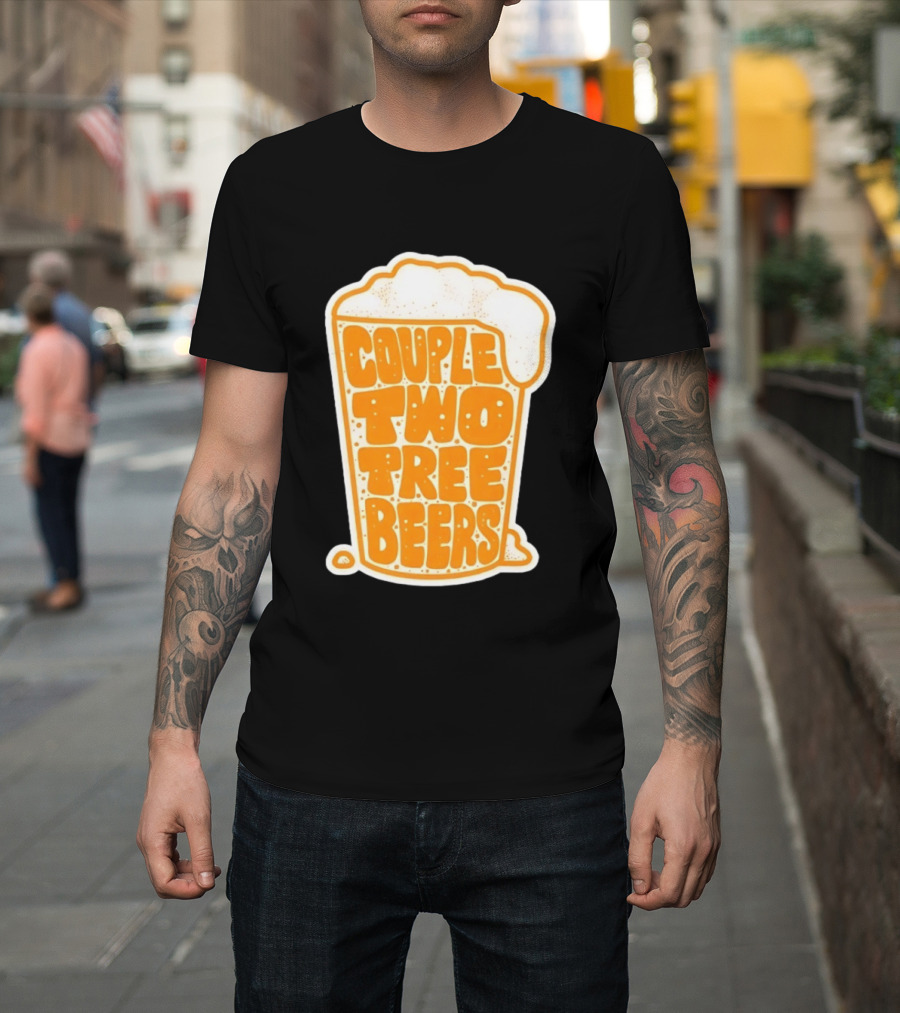 Couple Two Tree Beers Beer Drinking T-Shirt