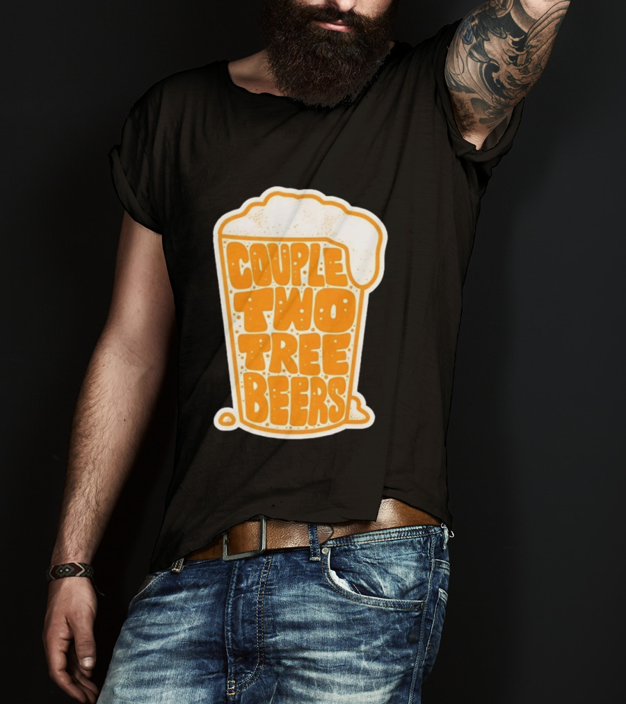 Couple Two Tree Beers Beer Drinking T-Shirt