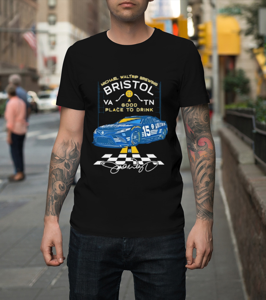 Michael Waltrip Brewing Bristol Virginia Tennessee Racing T-Shirt